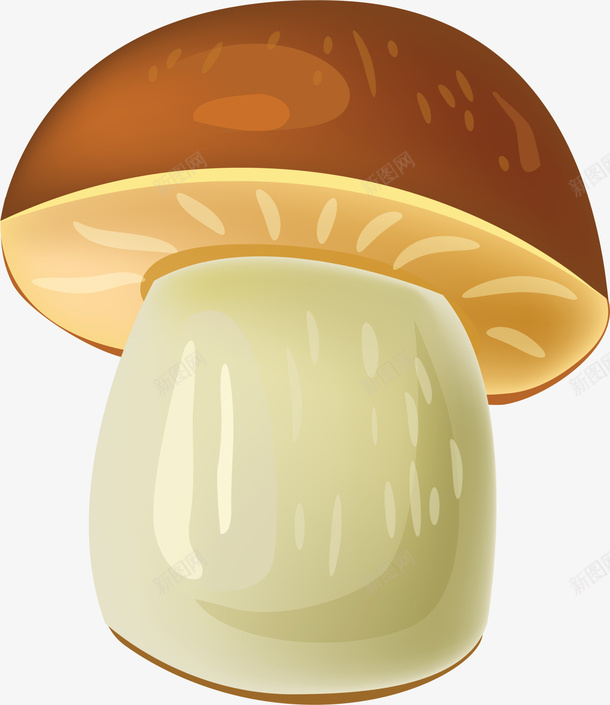 咖啡色卡通蘑菇png免抠素材_新图网 https://ixintu.com 卡通香菇 咖啡色蘑菇 清新菇类 清新蘑菇 简约香菇 装饰图案