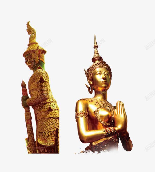泰国建筑png免抠素材_新图网 https://ixintu.com 泰国建筑 石像 雕像