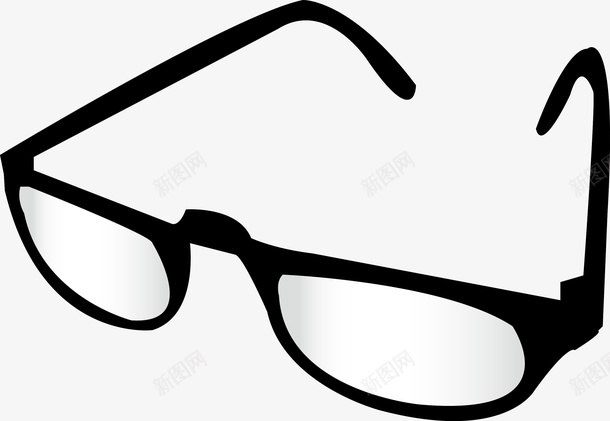 黑色卡通眼镜图矢量图eps免抠素材_新图网 https://ixintu.com 创意眼镜 卡通眼镜 墨镜 眼镜 眼镜矢量图 矢量眼镜 骑行眼镜 矢量图