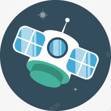 一枚卫星的图标图标