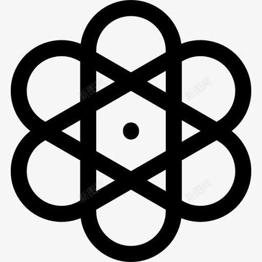 Atomic图标png_新图网 https://ixintu.com 原子核 原子物理学 教育 电子 科学