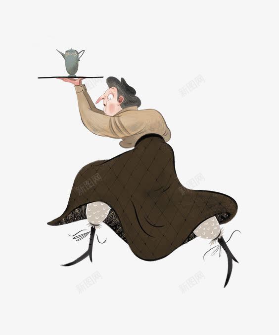 端茶的奶奶png免抠素材_新图网 https://ixintu.com 手绘老奶奶 欧式复古 端茶 老妇人 老婆婆卡通