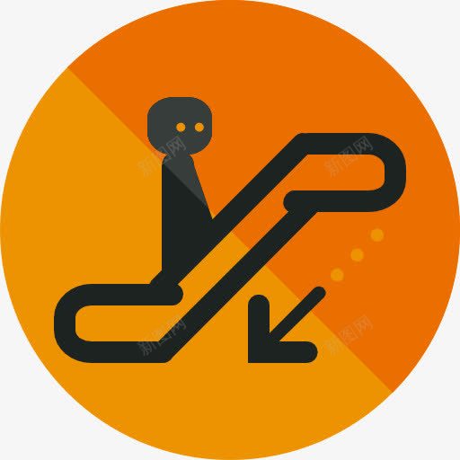自动扶梯图标png_新图网 https://ixintu.com humanpictos 信号 手扶梯 标志 自动扶梯 装置