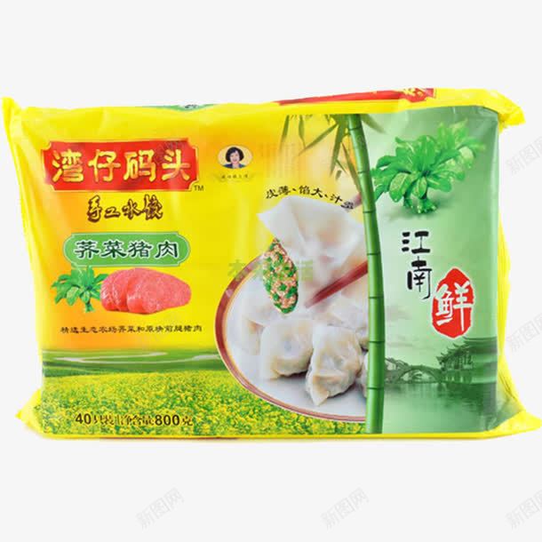 湾仔码头荠菜猪肉水饺png免抠素材_新图网 https://ixintu.com 产品实物 水饺 猪肉水饺 荠菜水饺 速冻食品