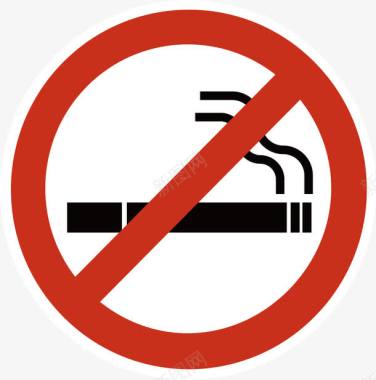 禁止吸烟告示牌图标图标