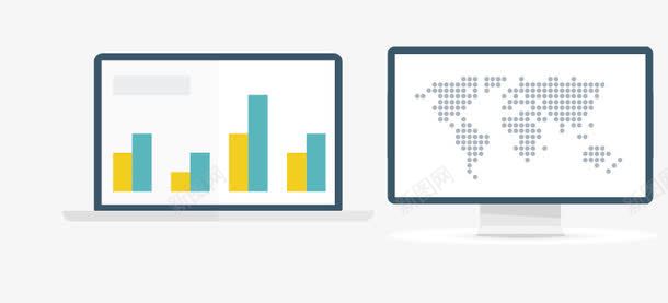 柱状图png免抠素材_新图网 https://ixintu.com 柱状图 电脑 笔记本