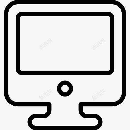 监控工具概述图标png_新图网 https://ixintu.com 工具 工具和器具 概述 监视器 苗条的图标 计算机 轮廓