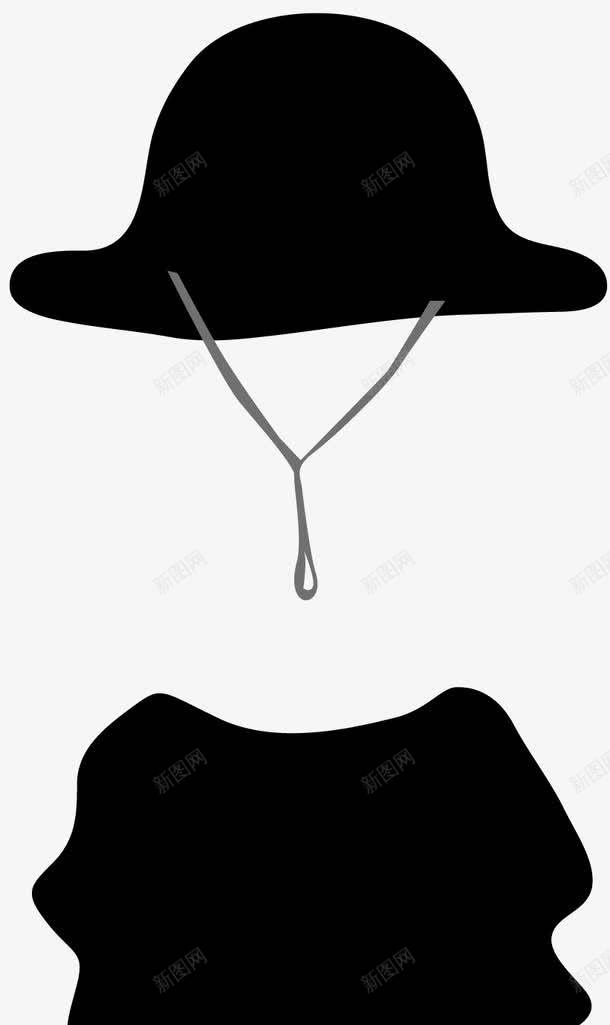 手绘衣服帽子png免抠素材_新图网 https://ixintu.com 帽子 帽子png 平面设计 手绘 服装 淘宝长图 漂亮 衣服 长款 黑色帽子 黑色帽子png 黑色礼服 黑色衣服