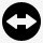 箭头双向简单的黑色iphonemini图标png_新图网 https://ixintu.com arrow bidirectional 双向 箭头