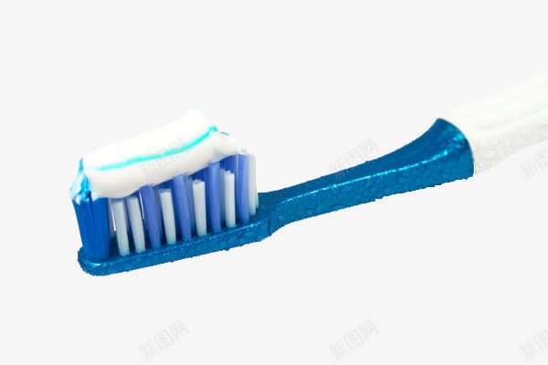 蓝色牙刷png免抠素材_新图网 https://ixintu.com 产品实物 牙刷 牙膏 牙齿 蓝色