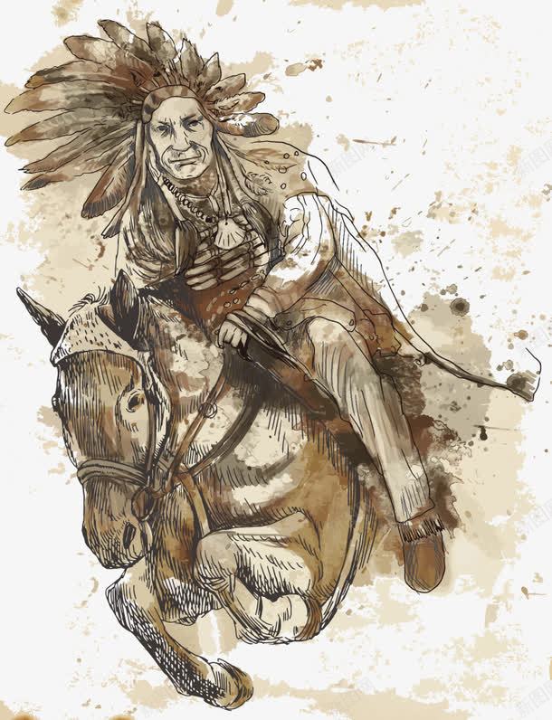 骑马的人png免抠素材_新图网 https://ixintu.com 人物 卡通人物 卡通矢量人物 原始人 古代人类 矢量人物 骑马