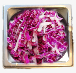 紫色菜丝素材