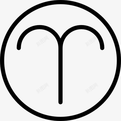 白羊座图标png_新图网 https://ixintu.com 占星术 星座 深奥的 生肖 白羊座 迹象