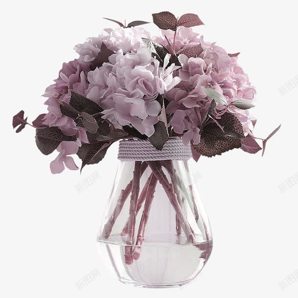 紫色清新花瓶装饰图案png免抠素材_新图网 https://ixintu.com 清新 紫色 花瓶 装饰图案