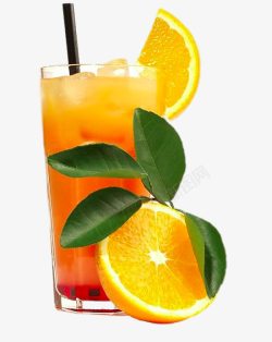 橘汁鸡尾酒素材
