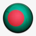 国旗孟加拉国国世界标志图标图标