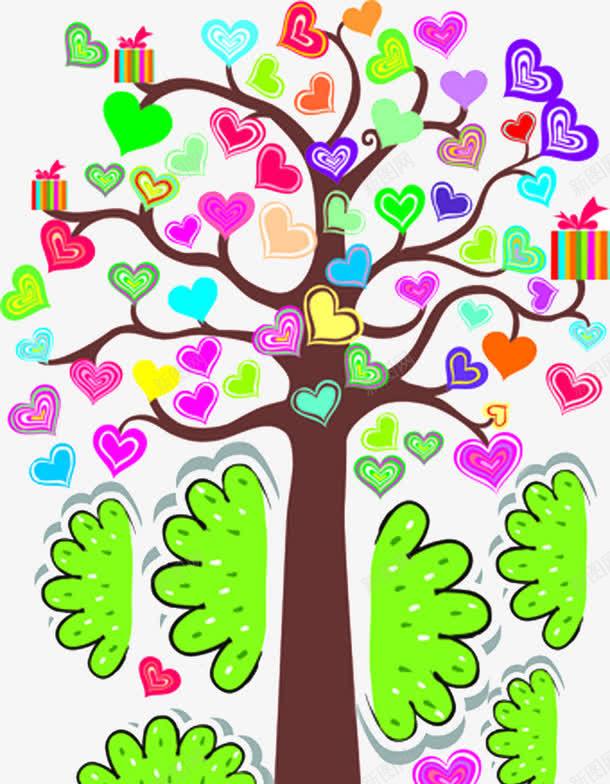 创意儿童画许愿树png免抠素材_新图网 https://ixintu.com 儿童画 创意许愿树 心愿 心愿树 愿望 许愿树
