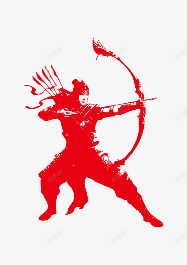 武侠男弓箭手png免抠素材_新图网 https://ixintu.com AI 免抠 古典 弓箭手 手绘 武侠