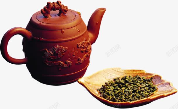 一套茶具png免抠素材_新图网 https://ixintu.com 产品实物 茉莉花茶 茶壶 茶碗