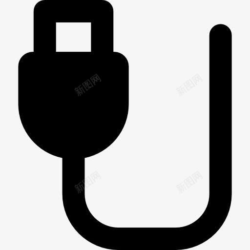 USB电缆图标png_新图网 https://ixintu.com 技术 电子连接器 连接