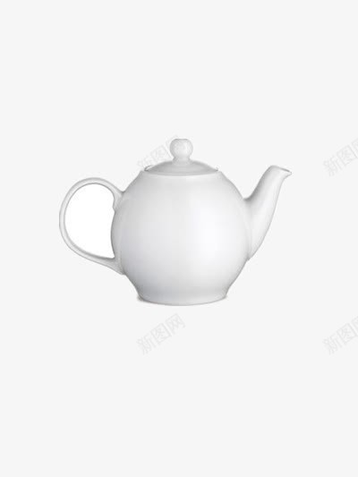 茶壶png免抠素材_新图网 https://ixintu.com 养生 白色陶瓷茶壶 禅意 茶艺 茶道 诗意