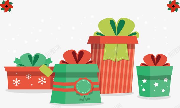 精美圣诞节礼物盒png免抠素材_新图网 https://ixintu.com 圣诞礼物 圣诞节 矢量png 礼物堆 礼物盒 节日礼物