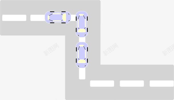 蓝色车队png免抠素材_新图网 https://ixintu.com 蓝色 跑车 车队 轿跑 轿车