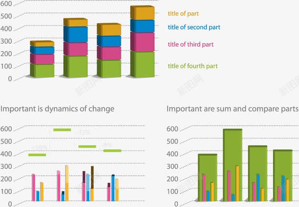 PPT柱状图png免抠素材_新图网 https://ixintu.com PPT 信息图 数据 柱状图