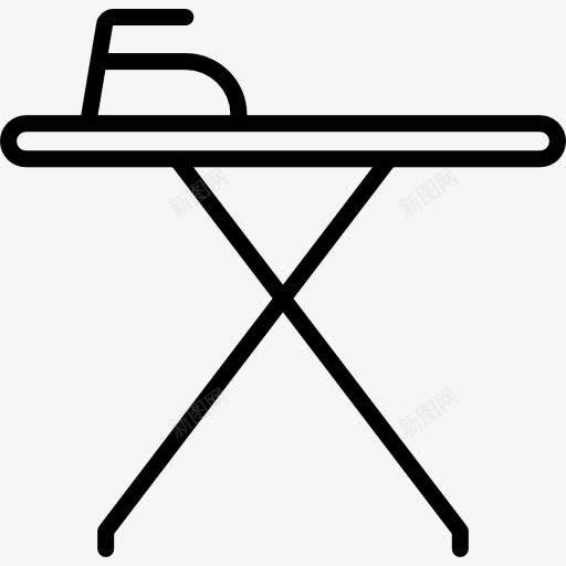 熨衣板图标png_新图网 https://ixintu.com 家务 工具 洗衣设备 铁