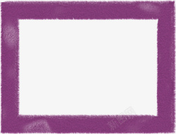 紫色相框素材