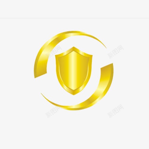 金盾logo图标png_新图网 https://ixintu.com logo 元素 图标 金盾