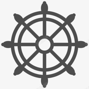 船头盔旅程海洋海船旅行旅行图标图标