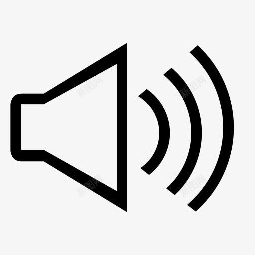 音频装置扬声器概述声音扬声器脑图标png_新图网 https://ixintu.com Audio device loudspeaker outline sound speaker stroke up volume 体积 声音 扬声器 概述 脑卒中 装置 起来 音频