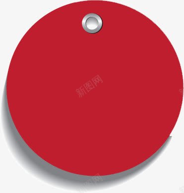 红色圆盘促销标签png免抠素材_新图网 https://ixintu.com 促销 标签 红色