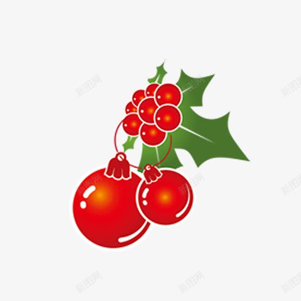 圣诞装饰红色小球png免抠素材_新图网 https://ixintu.com 圣诞装饰红色小球免扣素材 圣诞装饰红色小球图片