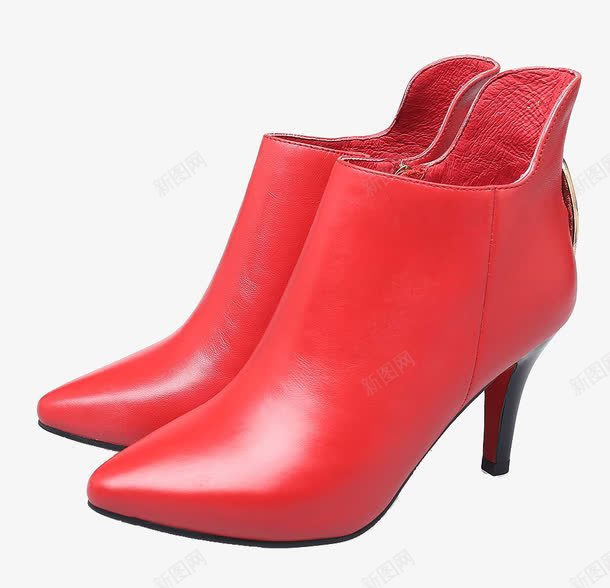 时尚女鞋png免抠素材_新图网 https://ixintu.com 产品实物 女鞋 时尚 皮鞋 红色 高跟鞋