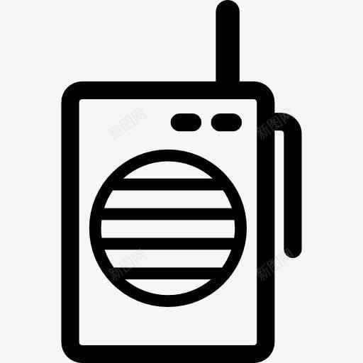 便携式无线图标png_新图网 https://ixintu.com 广播 技术 收音机 无线电收音机的天线盒