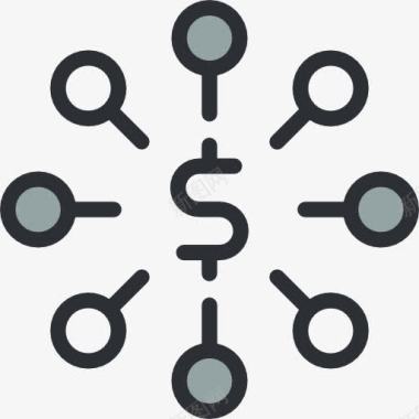 美元的符号图标图标
