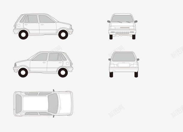 微型轿车车辆png免抠素材_新图网 https://ixintu.com 微型 白色 车辆 轿车