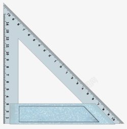 三角标尺三角形的尺子高清图片
