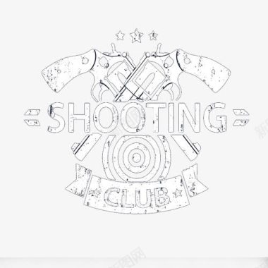 射击俱乐部图标图标