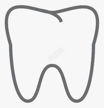 牙齿Outlineicons图标图标