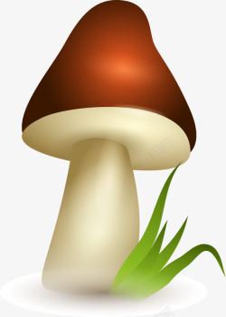 可爱卡通蘑菇素材