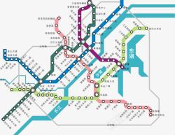 铁路线武汉地铁路线图标高清图片