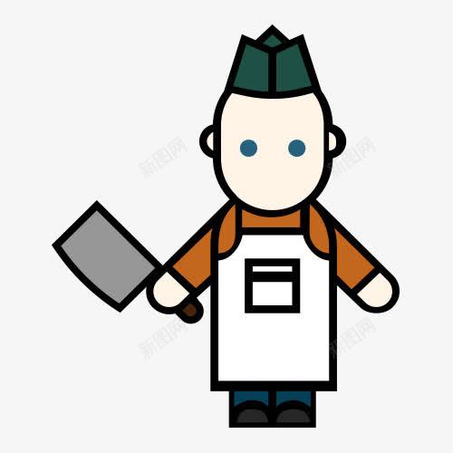 厨师工人png免抠素材_新图网 https://ixintu.com 上班 厨师工人 工作 工种 职业
