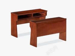 实木会议桌现代实木隔断条桌会议桌高清图片