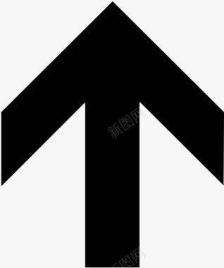 箭头起来AIGA符号标志图标图标