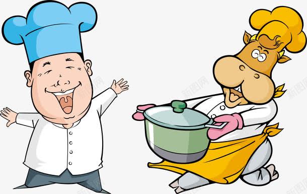厨师做饭海报元素png免抠素材_新图网 https://ixintu.com 卡通 厨师 厨师做饭 厨师做饭元素 厨师海报 矢量厨师做饭 素材