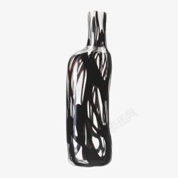 黑色不规则型状花瓶菲伦达花瓶高清图片