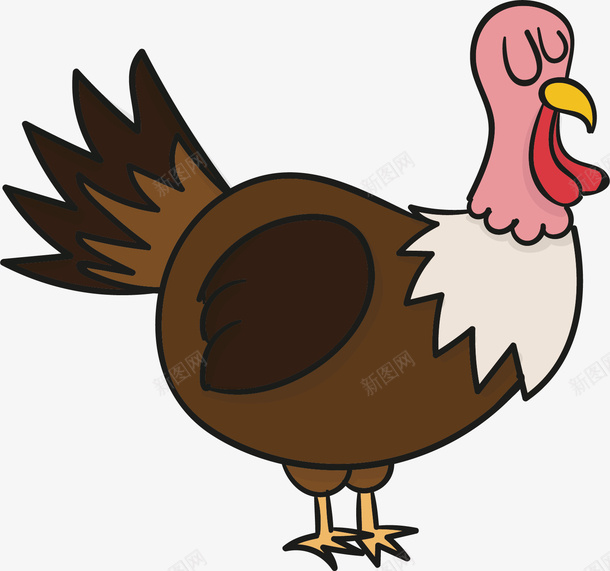 卡通母鸡矢量图ai免抠素材_新图网 https://ixintu.com 动物 动物插画 卡通 卡通动物 可爱动物 小动物 母鸡 矢量图